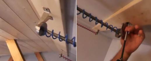 Fitting Zebedee hanging rails