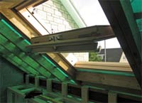 Roof windows are a good way to let light into a loft conversion