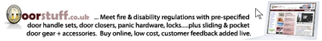 Doorstuff – door closers, panic hardware, sliding & pocket door gear, hinges, handles, locks and much more 