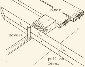 How to lay floor boards using a lever to ensure they are kept tight together