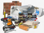 Selection of building and construction gear