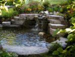 Beautiful garden water feature