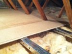 Boardded and insulated loft