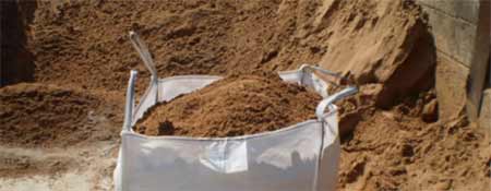 1 Tonne dumpy bag of sand