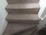 Carpeting a stair case