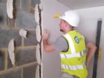 Dot and dab plasterboarding