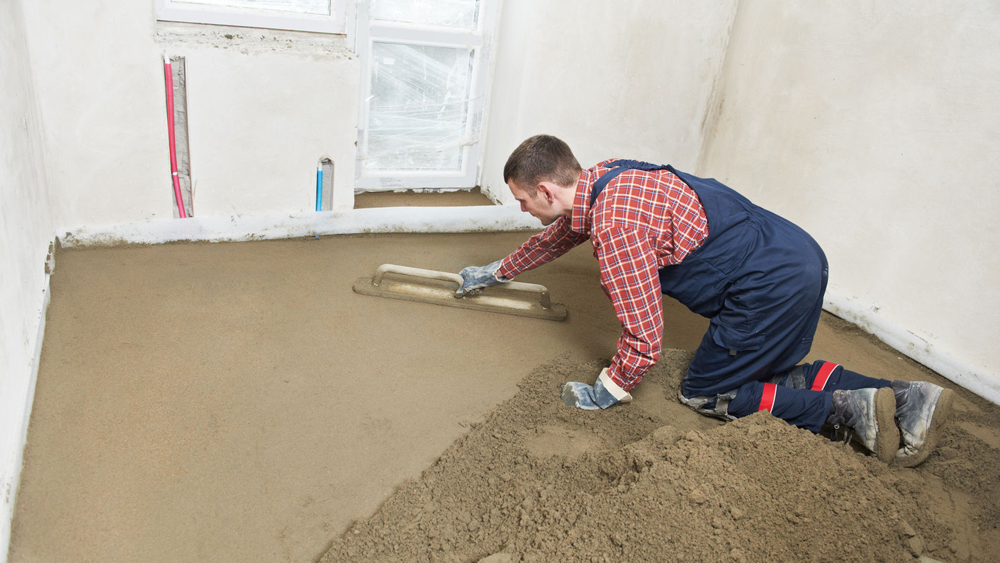 Floor Screeding Laying A Level Floor Diy Doctor