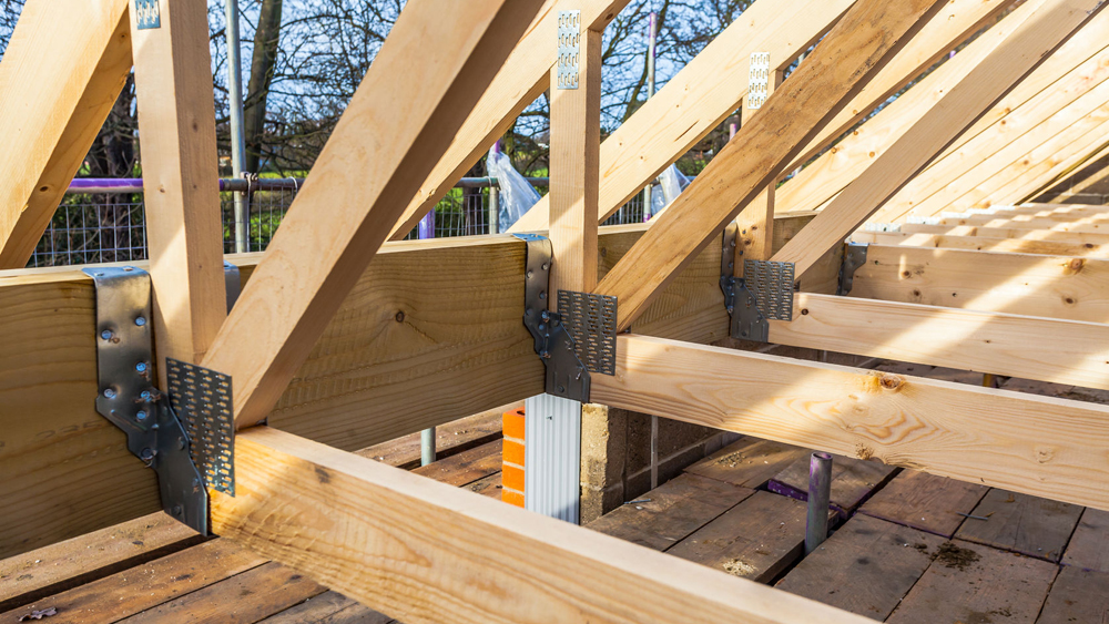 How To Use Joist Hangers Using Rafter Hangers And Jiffy