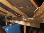 Timber rot caused by damp and condensation in loft