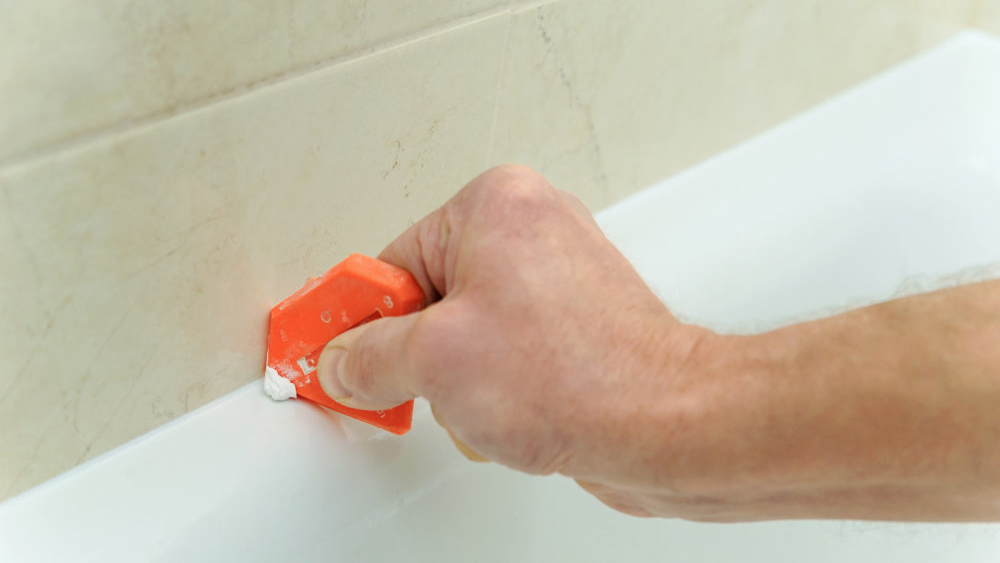 sealant on bathroom sink mold