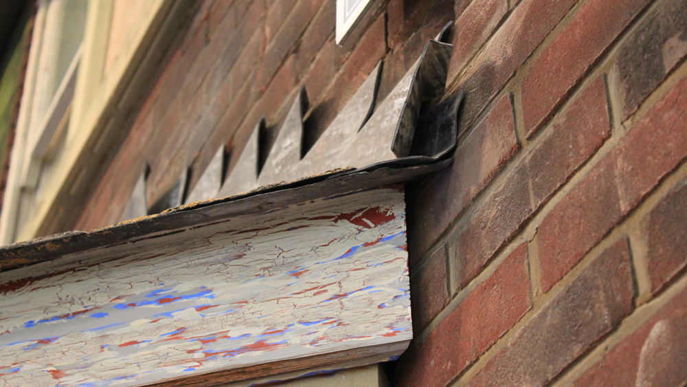 repairing lead flashing using lead flashing tape diy