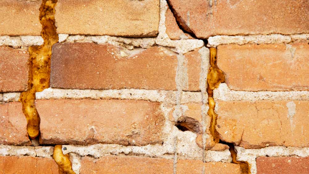 Settlement Cracks And Subsidence Cracks Including Cracks In