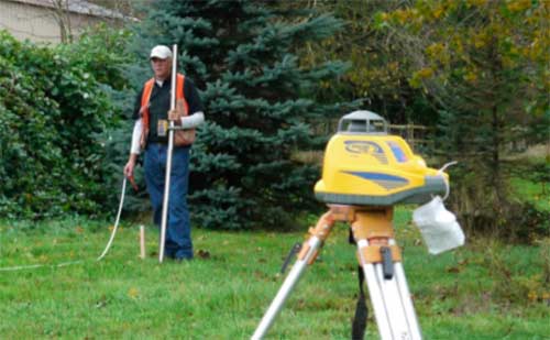 Soil survey in progress