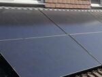 Solar panels installed on property roof