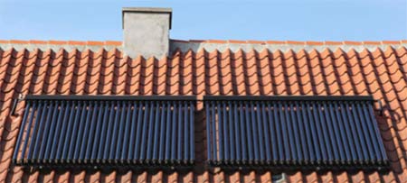 Solar thermal water heating