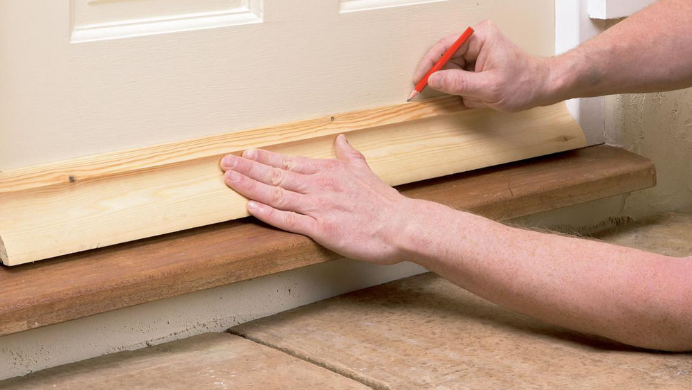 How To Fit A Weatherboard To A Door To Prevent Leaks And