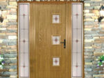 Solid oak front door