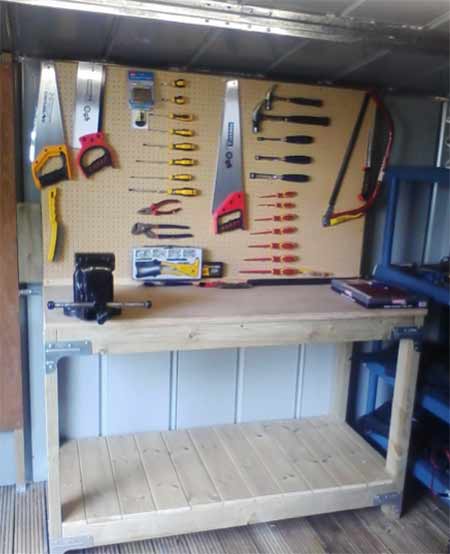Home made work bench