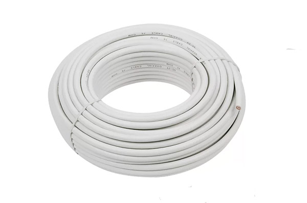 Coaxial cable used for wiring up TV aerials