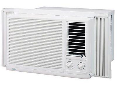 Window or wall mounted air conditioner