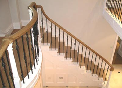 Handrail with Gooseneck turnout