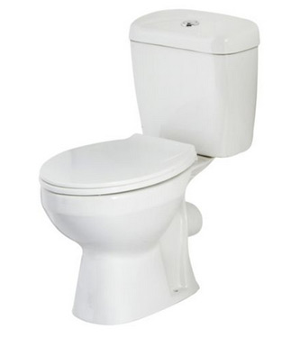 Close coupled toilet