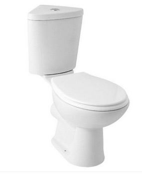 Comfort height toilet or pan