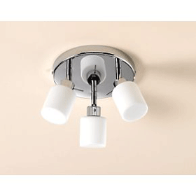 3-Plate Bathroom Spotlight