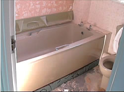 Old bathroom suite