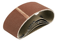 Sanding belts from 40 to 120 grit