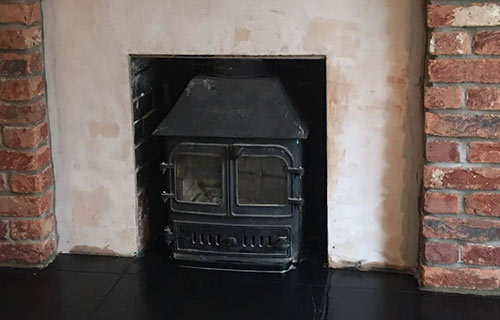 Modern woodburing stove
