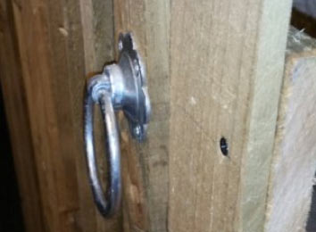 Gate latch handle