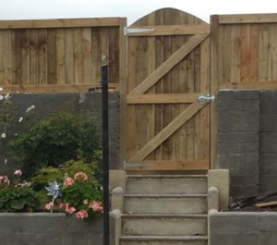 A DIY ledge and brace gate or garden door