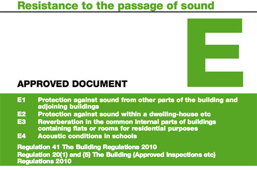 Approved Document E of the UK Building Regulations