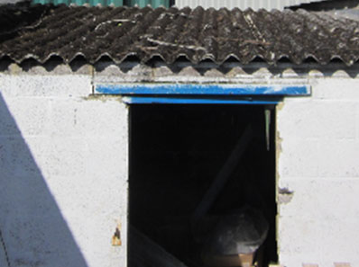 Asbestos roof to be removed and replaced with flat roof