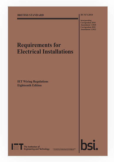 The IET 18th edition wiring regulations