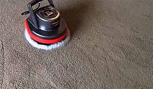 Bonnet carpet cleaner