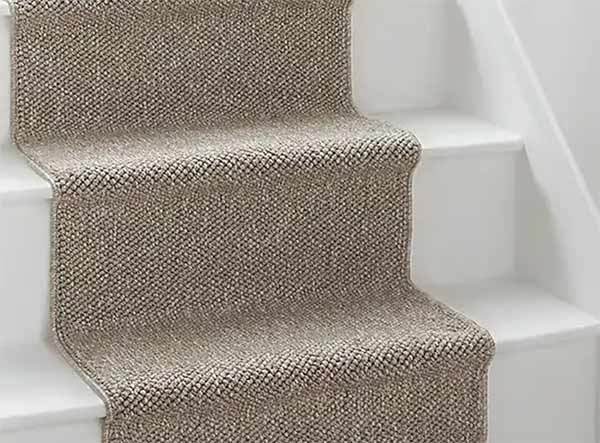 Carpet fitted to stairs using Waterfall Method