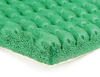 Sponge rubber underlay