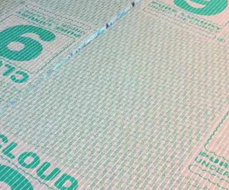 Lay your underlay the right way up