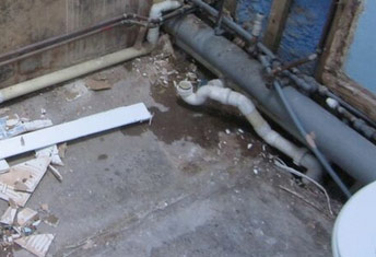 Existing bath waste fitting