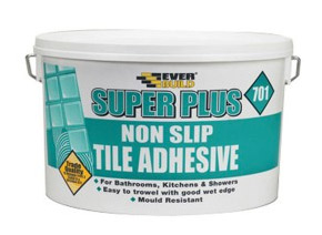 Do not cut corners by using a really cheap tile adhesive for your bathroom walls