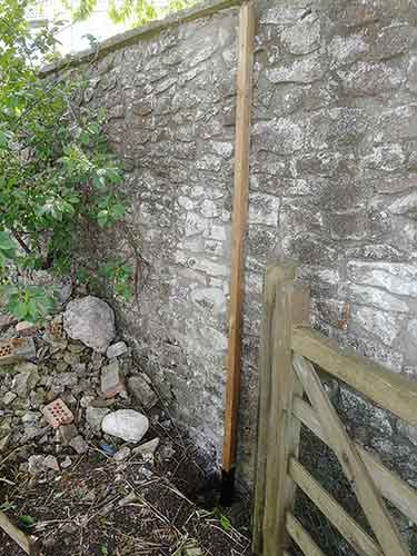 Chicken run end post