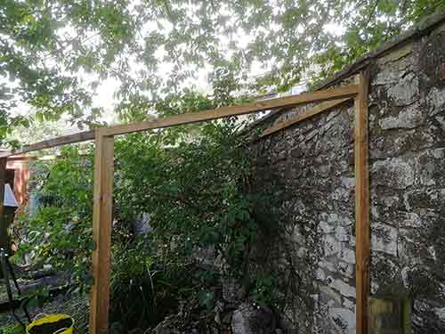 Tricky corner timber cut over 2 different angles
