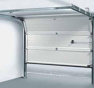 Sectional garage door