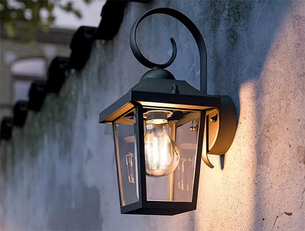 Lantern-style wall light