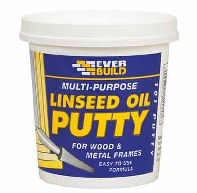 Linseed oil based glazing putty