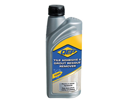 Tile adhesive and grout residue remover