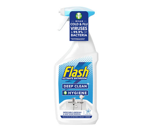Household bathroom cleaner that can be used to clean a brick fireplace