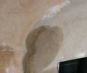 Hygroscopic salts from your chimney area can cause damp and cold patches to appear